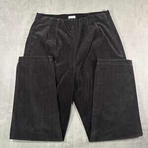 Carolina Blues Pants Black Women’s Size 14 Corduroy Stretch Straight Casual